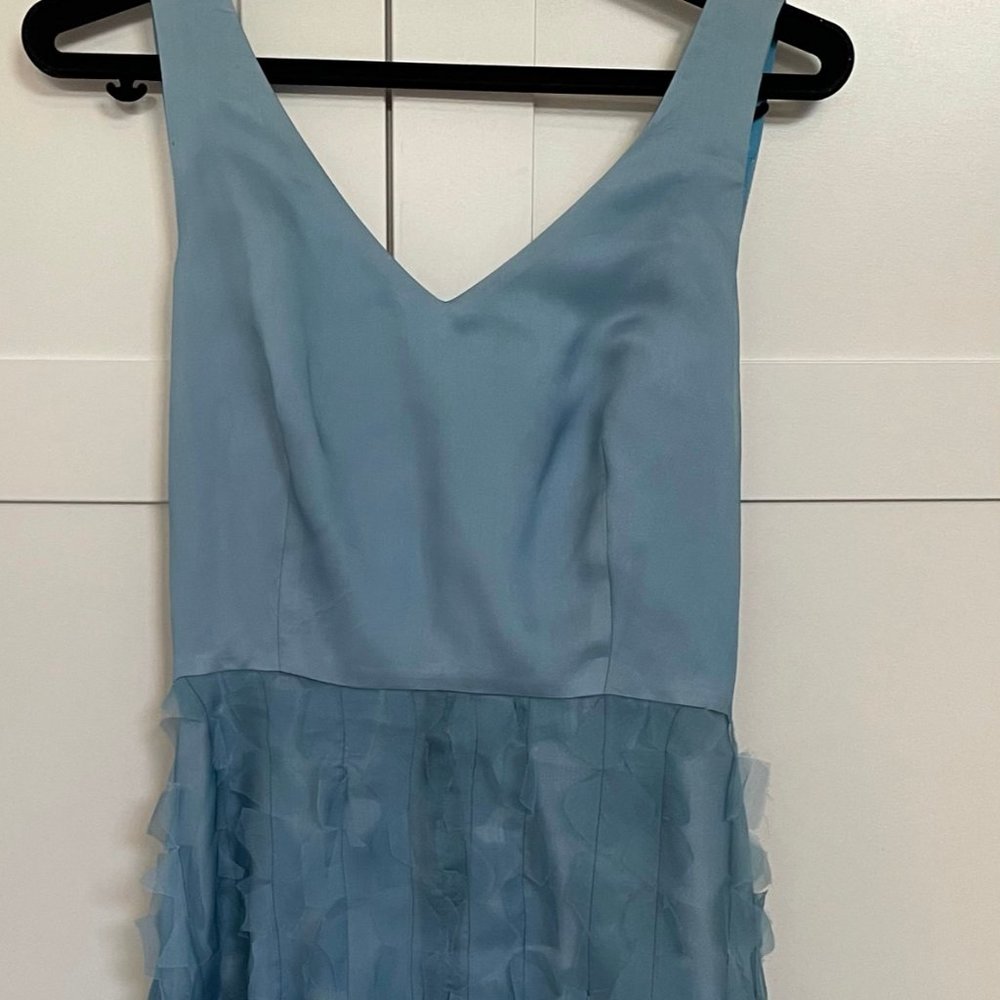Talbots sky blue party dress, 12P